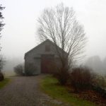 Barn in Fog